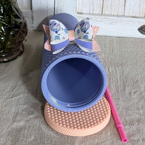 NWT Starbucks 2022 Mexico Eeyore Matte Studded Venti Tumbler w/ Bow - Picture 3 of 4